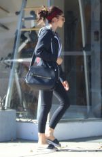 SARAH HYLAND Out Shopping in Studio City 10/16/2018