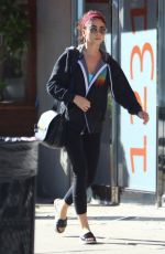 SARAH HYLAND Out Shopping in Studio City 10/16/2018