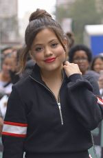 SARAH JEFFERY Arrives at Build Studio in New York 10/08/2018