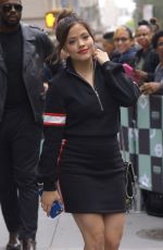 SARAH JEFFERY Arrives at Build Studio in New York 10/08/2018