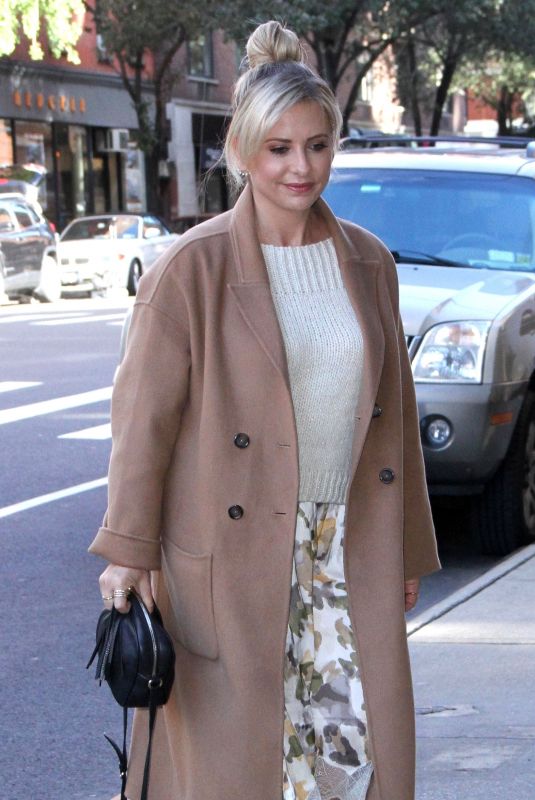 SARAH MICHELLE GELLAR Arrives at S.H.E. Summit 2018 in New York 10/18/2018