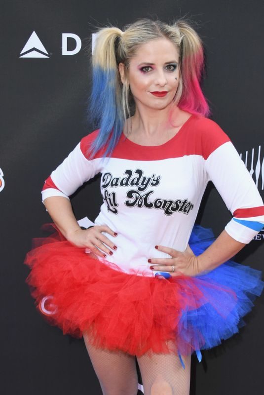 SARAH MICHELLE GELLAR at Good + Foundation Halloween Bash in Culver City 10/28/2018