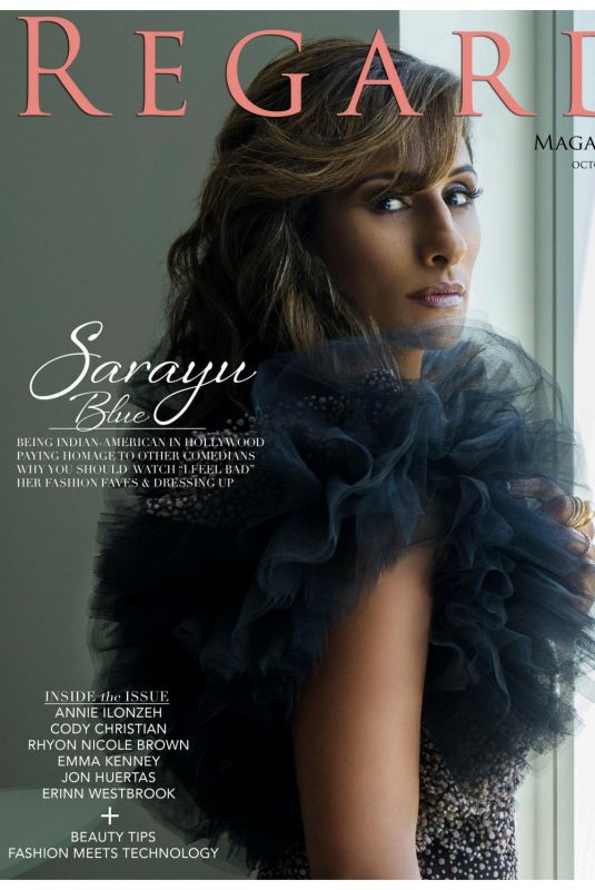 SARAYU BLUE in Regard Magazine, October 2018