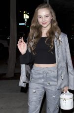 SAVANNAH MAY Out for Dinner in Los Angeles 10/25/2018