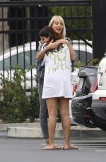 SELENA GOMEZ Barefooted Out for Breakfast in Studio City 10/11/2018