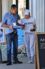 SELMA BLAIR Out for Coffee in Studio City 10/08/2018