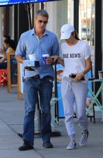 SELMA BLAIR Out for Coffee in Studio City 10/08/2018