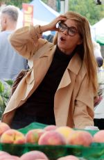 SELMA BLAIR Shopping at Ffarmers Market in Los Angeles 10/14/2018