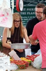SELMA BLAIR Shopping at Ffarmers Market in Los Angeles 10/14/2018