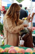 SELMA BLAIR Shopping at Ffarmers Market in Los Angeles 10/14/2018