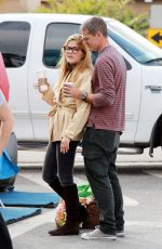 SELMA BLAIR Shopping at Ffarmers Market in Los Angeles 10/14/2018
