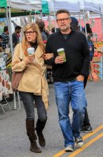 SELMA BLAIR Shopping at Ffarmers Market in Los Angeles 10/14/2018