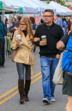 SELMA BLAIR Shopping at Ffarmers Market in Los Angeles 10/14/2018