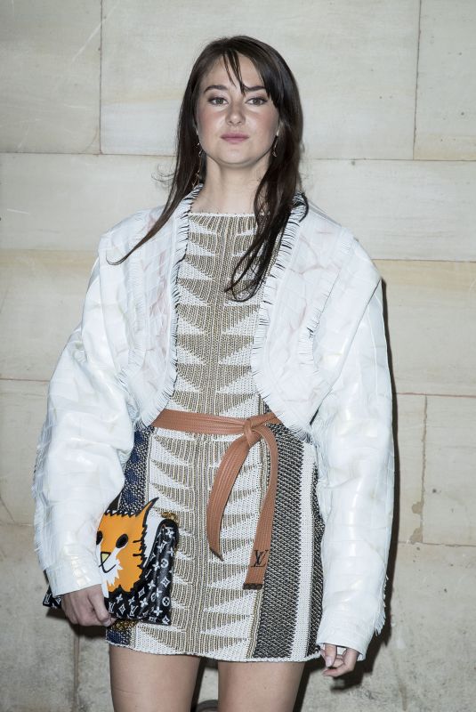 SHAILENE WOODLEY at Louis Vuitton Show at Paris Fashion Week 10/02/2018