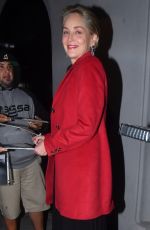 SHARON STONE Arrives at Craig