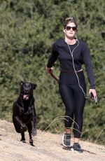SHAUNA SEXTON Out with Her Dog in Los Angeles 10/15/2018