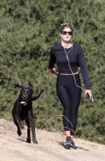 SHAUNA SEXTON Out with Her Dog in Los Angeles 10/15/2018