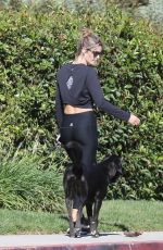 SHAUNA SEXTON Out with Her Dog in Los Angeles 10/15/2018