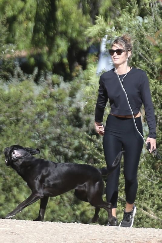 SHAUNA SEXTON Out with Her Dog in Los Angeles 10/15/2018