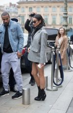 SHAY MITCHELL Leaves Her Hotel in Paris 10/02/2018