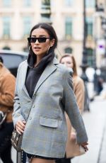 SHAY MITCHELL Leaves Her Hotel in Paris 10/02/2018