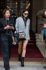 SHAY MITCHELL Leaves Her Hotel in Paris 10/02/2018