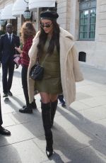 SHAY MITCHELL Out and About in Paris 10/01/2018