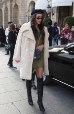 SHAY MITCHELL Out and About in Paris 10/01/2018