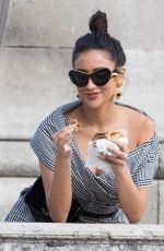 SHAY MITCHELL Out and About in Paris 10/03/2018