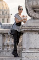 SHAY MITCHELL Out and About in Paris 10/03/2018