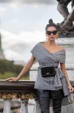 SHAY MITCHELL Out and About in Paris 10/03/2018