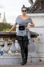 SHAY MITCHELL Out and About in Paris 10/03/2018