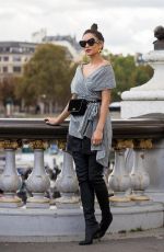 SHAY MITCHELL Out and About in Paris 10/03/2018