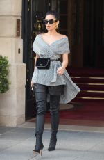 SHAY MITCHELL Out and About in Paris 10/03/2018
