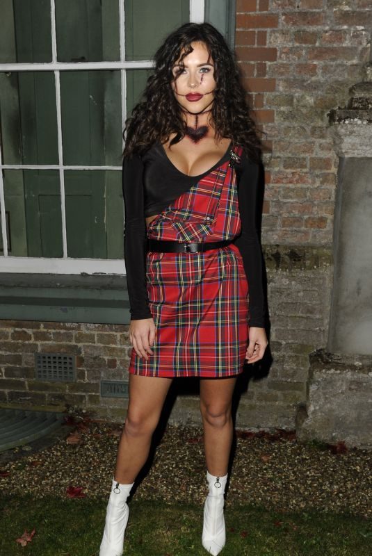 SHELBY TRIBBLE at Towie Halloween in Suffolk 10/18/2018