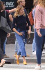 SIENNA MILLER in Denim Out in New York 10/01/2018