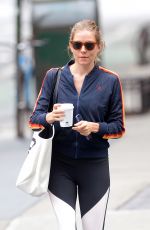 SIENNA MILLER Out for a Coffee in New York 10/01/2018