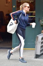 SIENNA MILLER Out for a Coffee in New York 10/01/2018