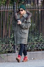 SIENNA MILLER Out for Coffee in New York 10/25/2018