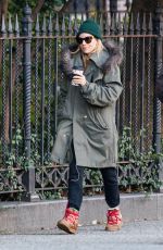 SIENNA MILLER Out for Coffee in New York 10/25/2018