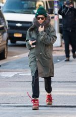 SIENNA MILLER Out for Coffee in New York 10/25/2018