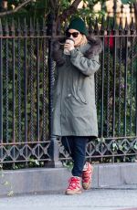 SIENNA MILLER Out for Coffee in New York 10/25/2018