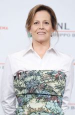 SIGOURNEY WAVER at a Photocall at Rome Film Fest 10/24/2018
