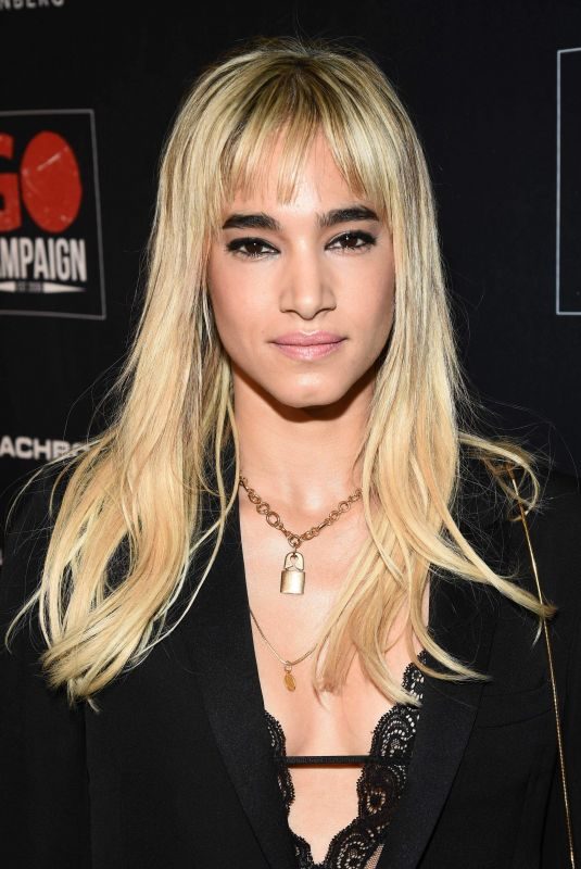SOFIA BOUTELLA at GO Campaign Gala in Los Angeles 10/20/2018