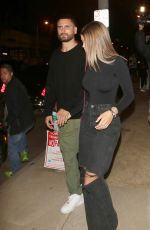 SOFIA RICHIE and Scott Disick at Maddox Gallery in West Hollywood 10/11/2018