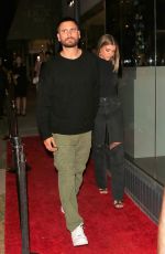 SOFIA RICHIE and Scott Disick at Maddox Gallery in West Hollywood 10/11/2018