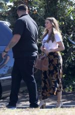 SOFIA VERGARA on the Set of Modern Family in Brentwood 10/16/2018