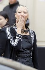 SOO JOO PARK at Chanel Show at Paris Fashion Week 10/02/2018