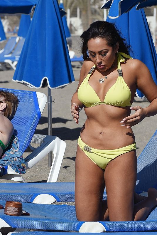 SOPHIE KASAEI in Bikini at a Beach in Lanzarote 10/23/2018