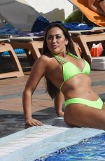 SOPHIE KASAEI in Bikini at a Pool in Tenerife 10/18/2018